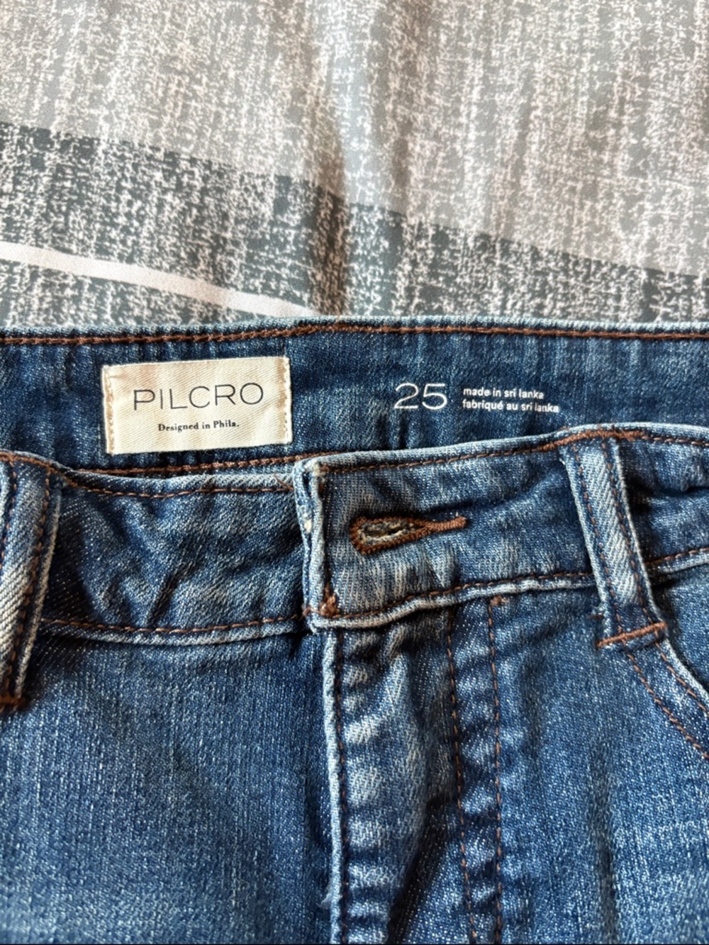 Pilcro Medium Blue Denim Jeans